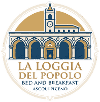 Logo di La Loggia del Popolo, la loggia di Piazza del Popolo ad Ascoli